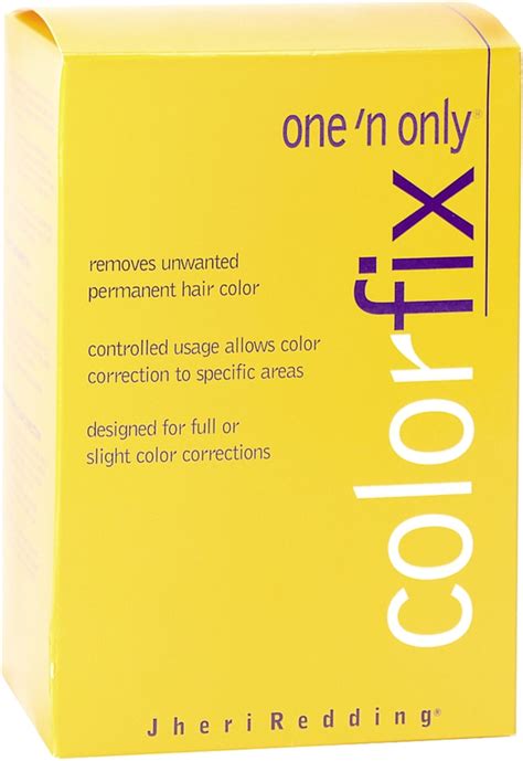 One and only colorfix - Infused with 100% argan oil for smoothness and shine. Fade resistant, vibrant, luminous color. Advanced micro-pigments migrate deep into the hair shaft to deliver true, rich, accurate tones. 100 % Gray Coverage. Consistent, fade-resistant performance. Hydrates, restores & strengthens the hair. Explosive shine, silky feel …